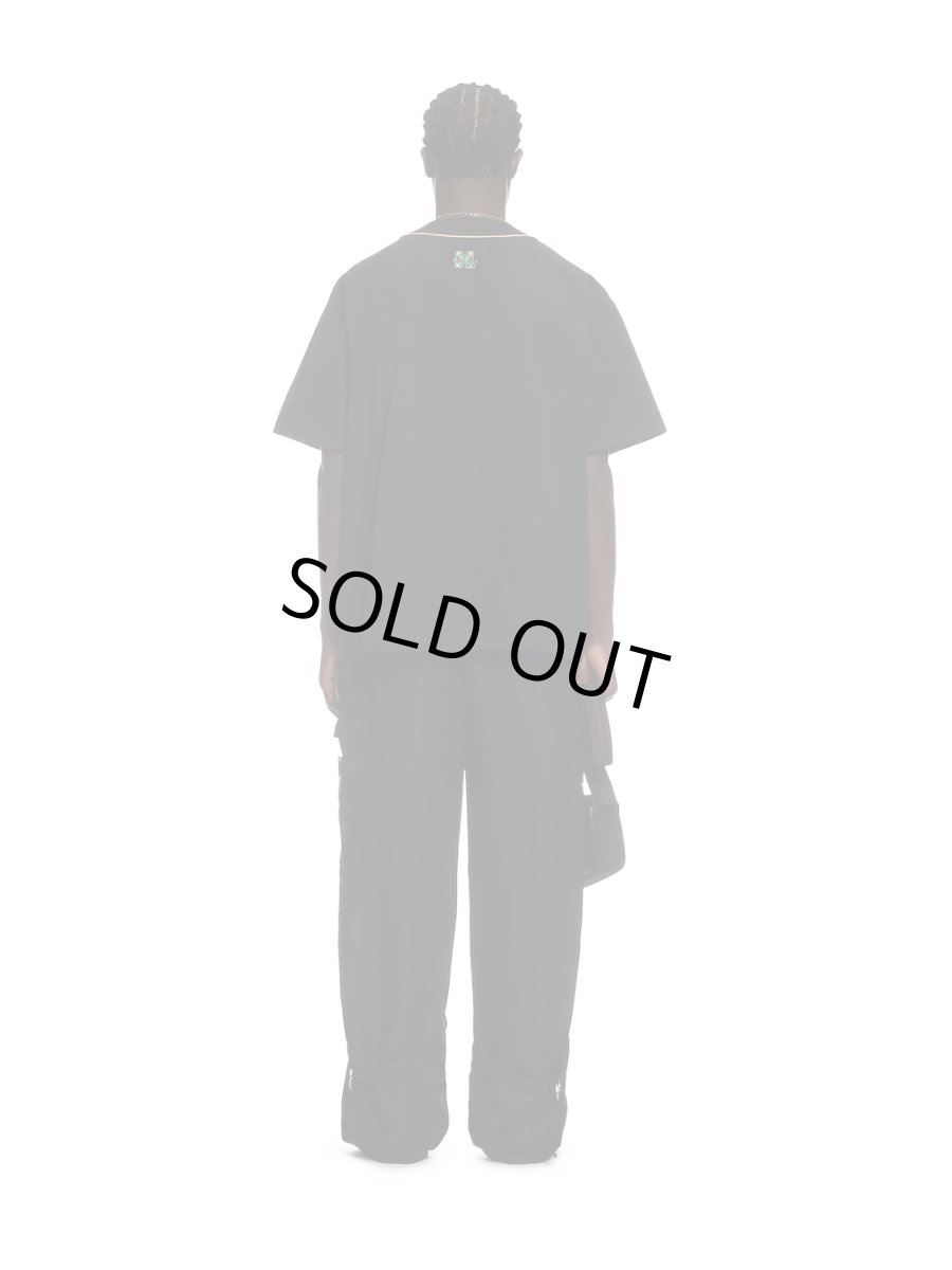 画像4: Off-White™ black crocodile baseball shirt (4)