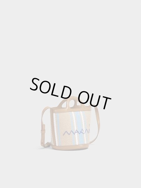 画像6: MARNI マルニ ブラウン TROPICALIA BASKET BAG SMALL STRIPE (6)