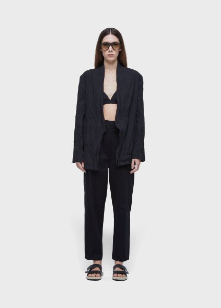 画像2: OSKLEN シワ加工トリコリンブレザー (2)