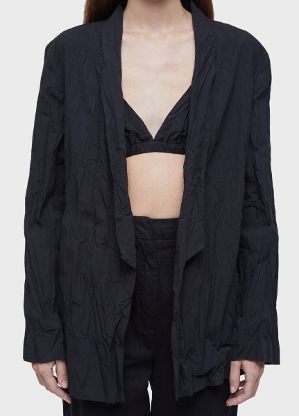 画像4: OSKLEN シワ加工トリコリンブレザー (4)