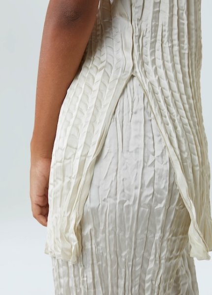 画像5: OSKLEN シワ加工サテンブラウス (5)