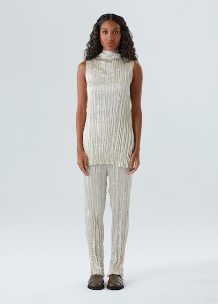 画像6: OSKLEN シワ加工サテンブラウス (6)