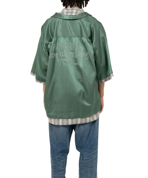 画像3: Maison MIHARA YASUHIRO Double Layered Short-Sleeve Shirt (3)