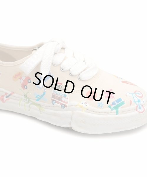 画像6: maison MIHARA YASUHIRO "BAKER" OG Sole Sticker Printed Canvas Low-top Sneaker (6)