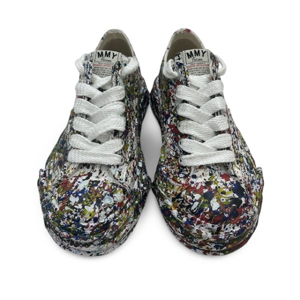 画像2: maison MIHARA YASUHIRO "PETERSON23" OG Sole Sputtering Paint Canvas Low-top Sneaker(A14FW725) (2)