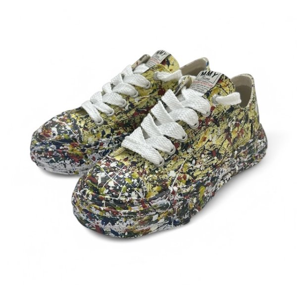 画像1: maison MIHARA YASUHIRO "PETERSON23" OG Sole Sputtering Paint Canvas Low-top Sneaker (1)
