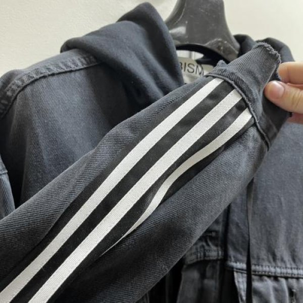 画像5: QBISM REMAKE DENIM HOODIE JACKET (5)