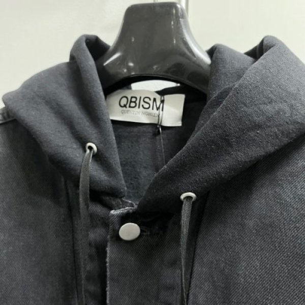 画像3: QBISM REMAKE DENIM HOODIE JACKET (3)