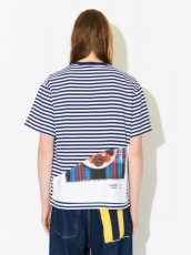 画像3: Charles Jeffrey LOVERBOY  AULD HAG DOUBLE TEE in BLUE (3)