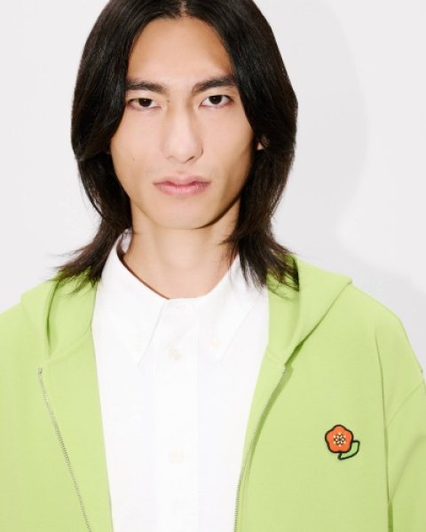 画像3: 'KENZO Pop' エンブロイダリー ジップ フーディー (3)