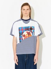 画像1: Charles Jeffrey LOVERBOY  AULD HAG DOUBLE TEE in BLUE (1)