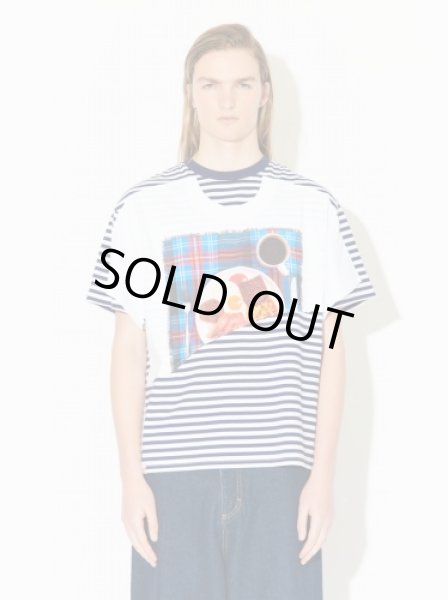 画像1: Charles Jeffrey LOVERBOY  AULD HAG DOUBLE TEE in BLUE (1)