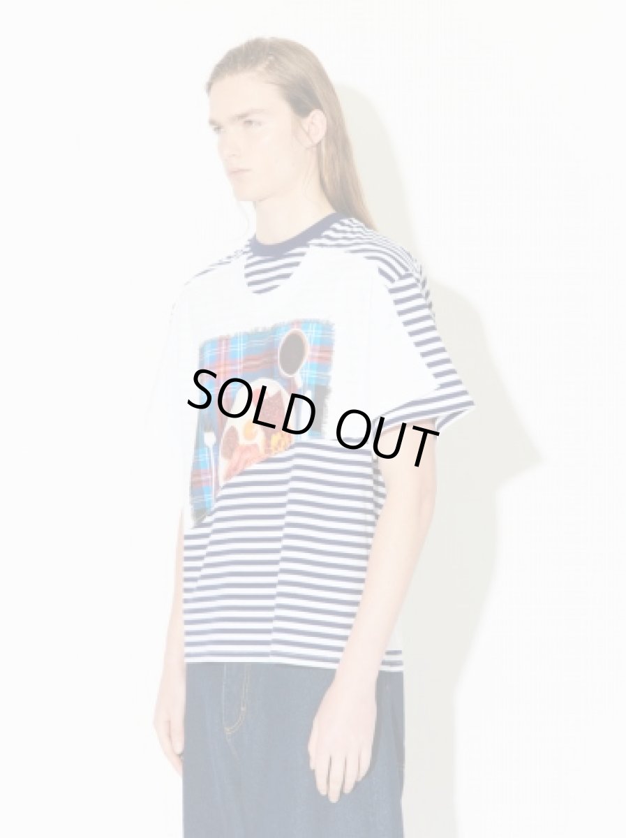 画像2: Charles Jeffrey LOVERBOY  AULD HAG DOUBLE TEE in BLUE (2)