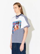 画像2: Charles Jeffrey LOVERBOY  AULD HAG DOUBLE TEE in BLUE (2)