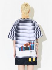 画像6: Charles Jeffrey LOVERBOY  AULD HAG DOUBLE TEE in BLUE (6)