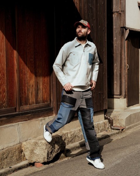 画像3: Sean Wotherspoon Japanese Patchwork Pants (3)