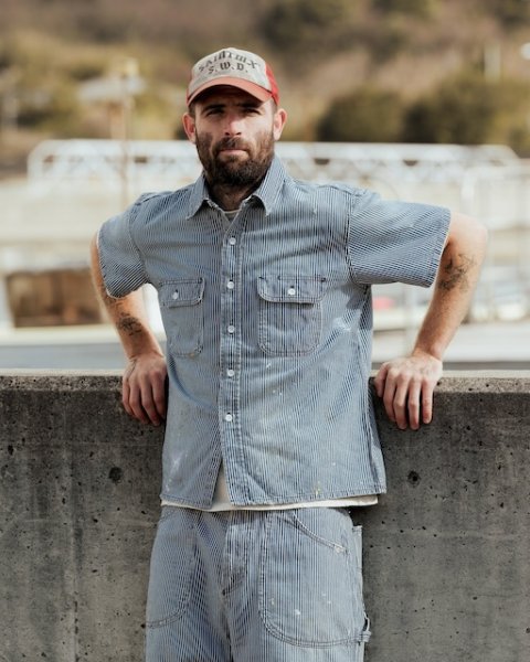 画像2: Sean Wotherspoon Hickory S/S Shirt (2)