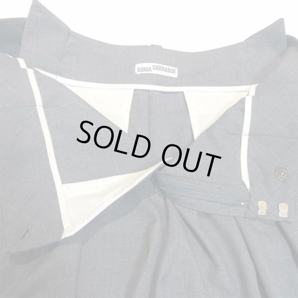 画像8: SONIA CARRASCO WOOL GABA SUPER110s SHORT TROUSERS  (8)