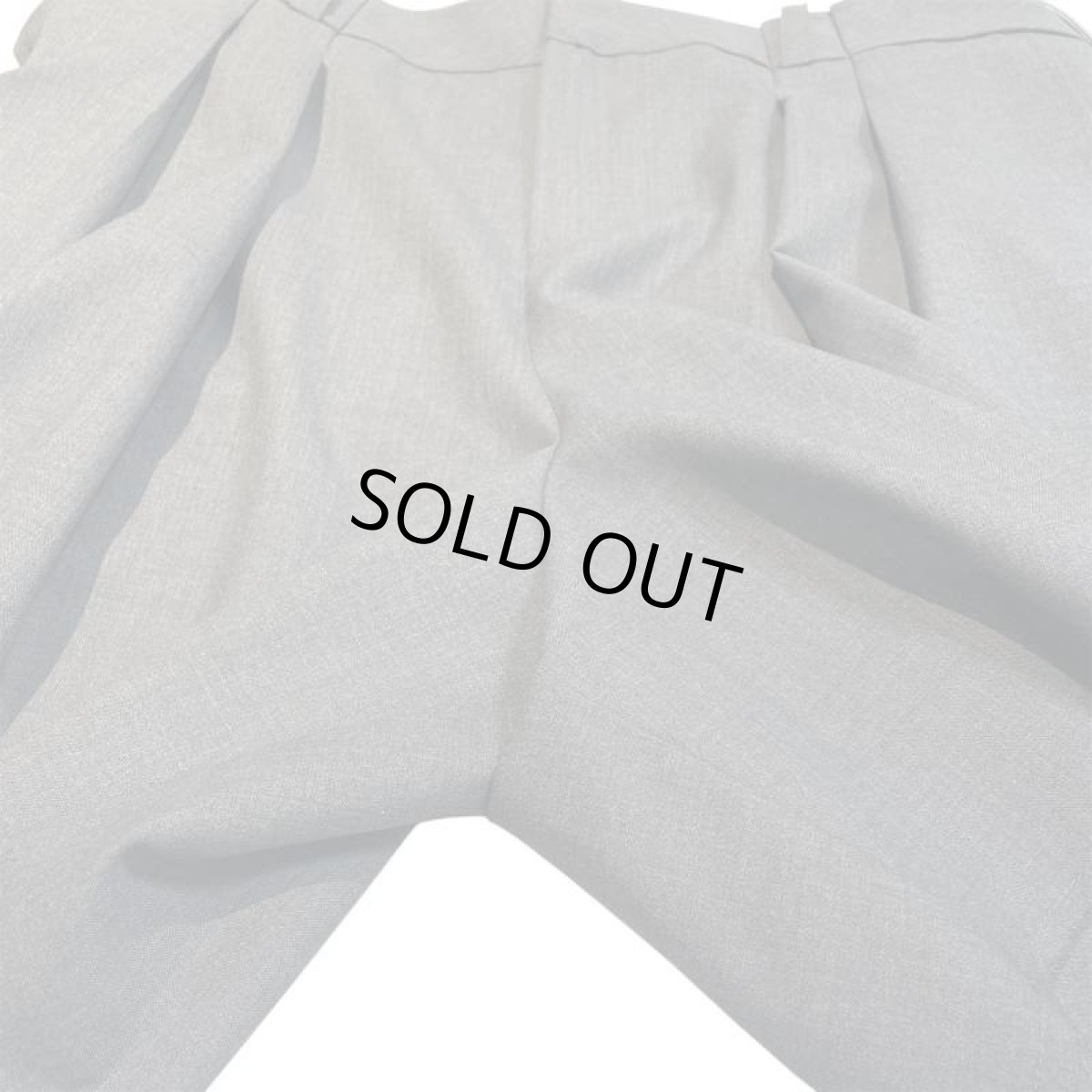 画像5: SONIA CARRASCO WOOL GABA SUPER110s SHORT TROUSERS  (5)