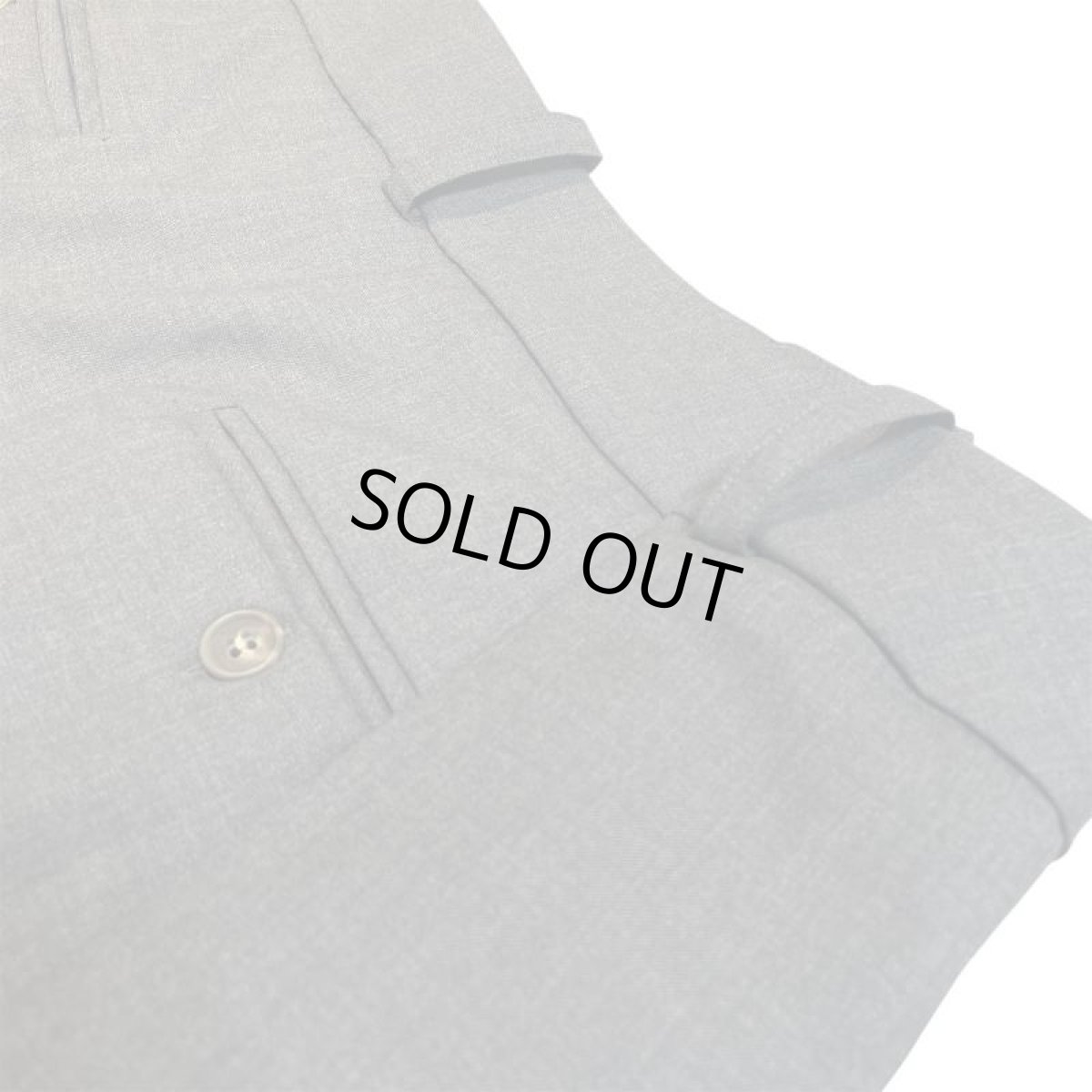 画像9: SONIA CARRASCO WOOL GABA SUPER110s SHORT TROUSERS  (9)