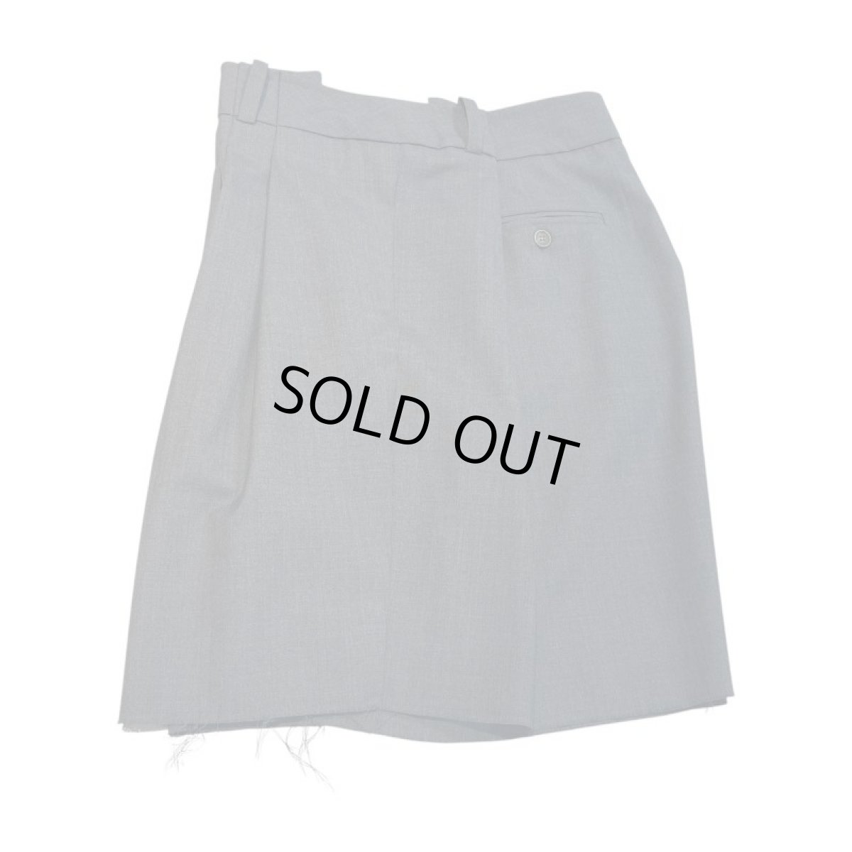 画像3: SONIA CARRASCO WOOL GABA SUPER110s SHORT TROUSERS  (3)