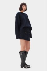画像5: GANNI ガニー Dark Blue Mini Skirt (5)