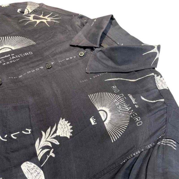 画像3: OSKLEN MEN'S オスクレン L/S COTTON SILK SHIRT コットンシルクシャツ (3)