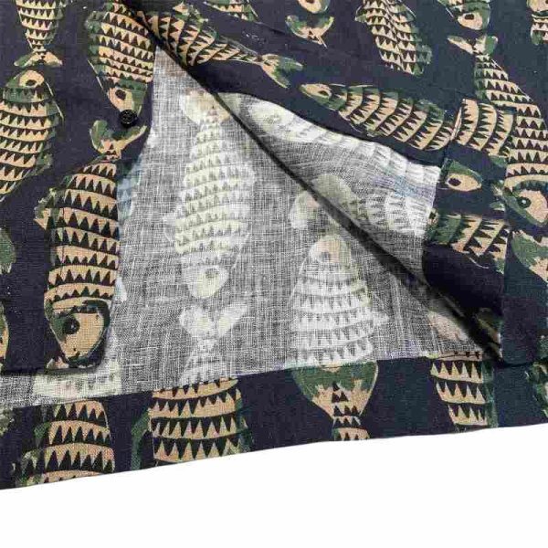 画像7: OSKLEN MEN'S オスクレン S/S LINEN SHIRT リネンシャツ (7)