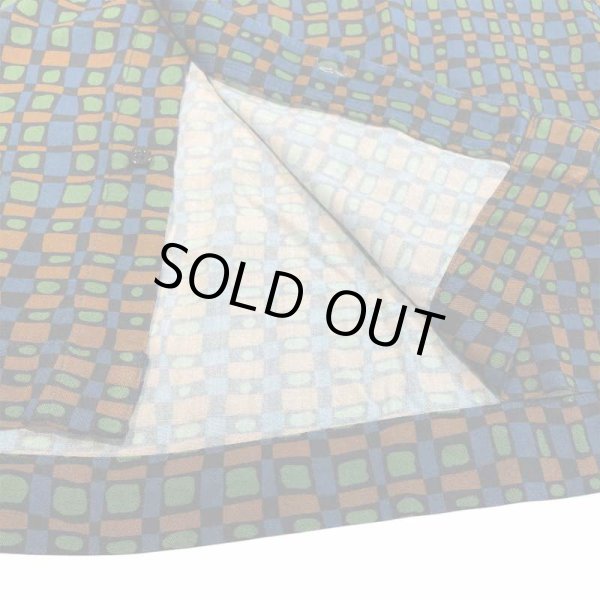 画像5: OSKLEN MEN'S オスクレン S/S GEOMETRY RAYON SHIRT ジオメトリーレーヨンシャツ (5)