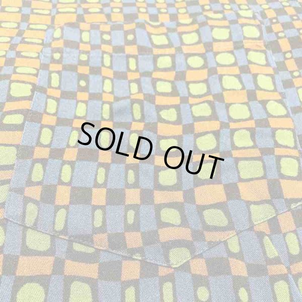 画像4: OSKLEN MEN'S オスクレン S/S GEOMETRY RAYON SHIRT ジオメトリーレーヨンシャツ (4)