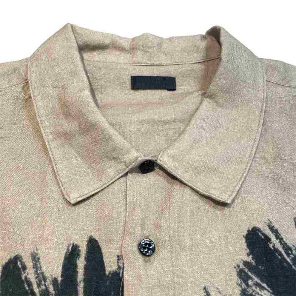画像4: OSKLEN MEN'S オスクレン S/S LINEN SHIRT リネンシャツ (4)