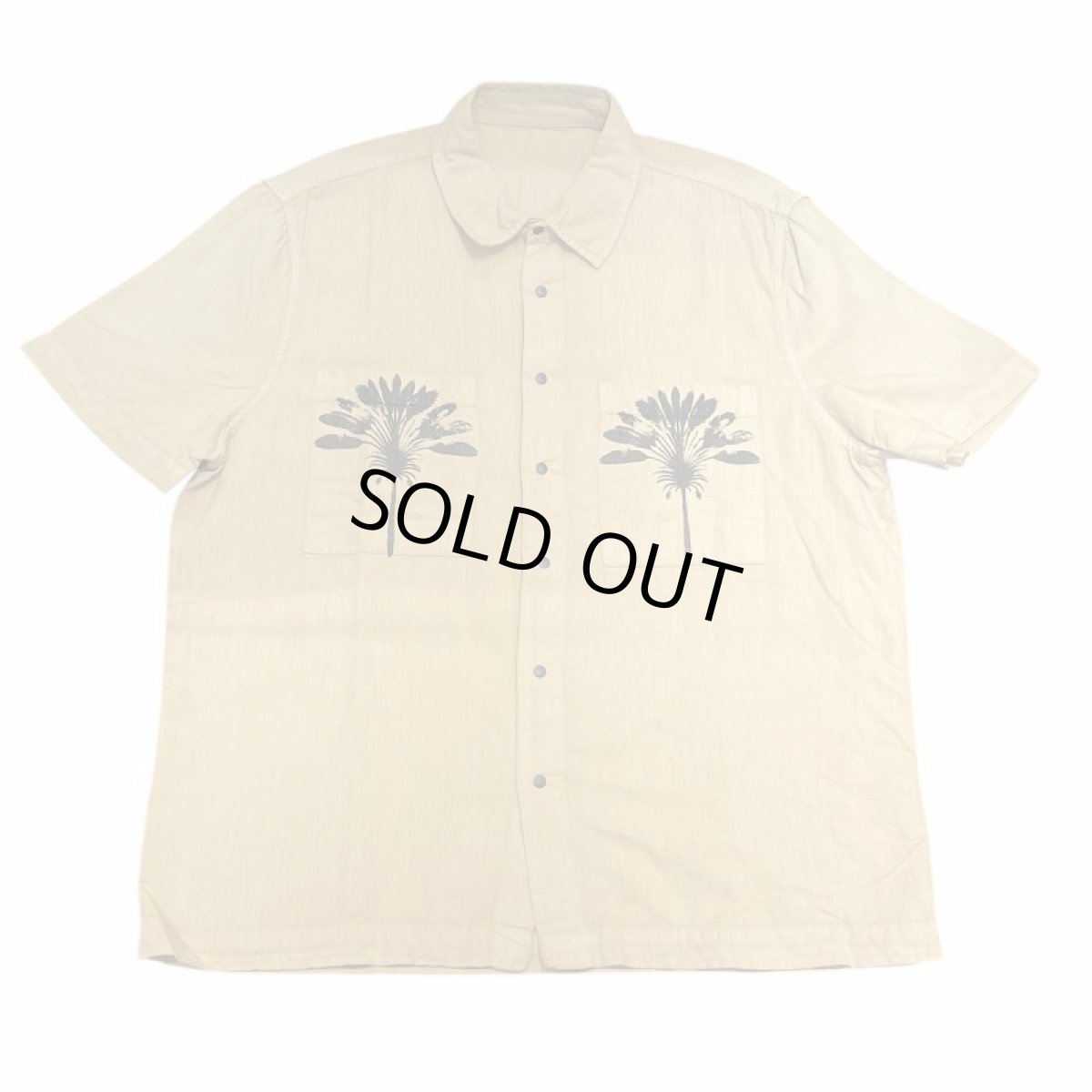 画像1: OSKLEN MEN'S オスクレン S/S COTTON HEMP SHIRT コットンヘンプシャツ (1)