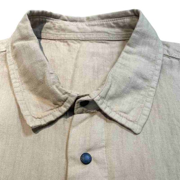 画像4: OSKLEN MEN'S オスクレン S/S COTTON HEMP SHIRT コットンヘンプシャツ (4)