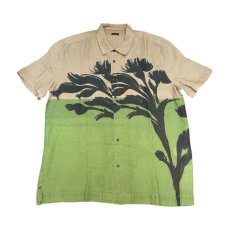 画像1: OSKLEN MEN'S オスクレン S/S LINEN SHIRT リネンシャツ (1)