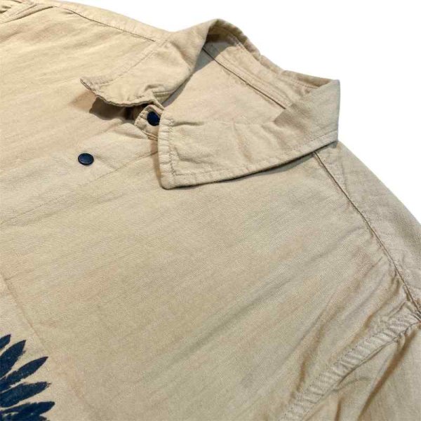 画像3: OSKLEN MEN'S オスクレン S/S COTTON HEMP SHIRT コットンヘンプシャツ (3)