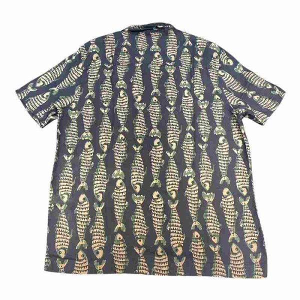 画像2: OSKLEN MEN'S オスクレン S/S LINEN SHIRT リネンシャツ (2)