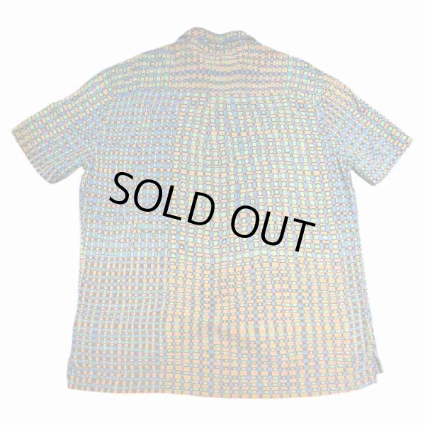 画像2: OSKLEN MEN'S オスクレン S/S GEOMETRY RAYON SHIRT ジオメトリーレーヨンシャツ (2)