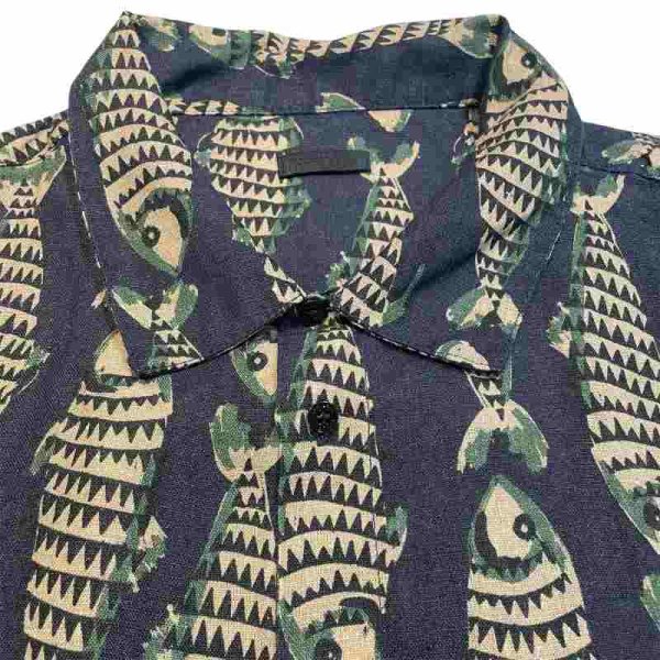 画像4: OSKLEN MEN'S オスクレン S/S LINEN SHIRT リネンシャツ (4)