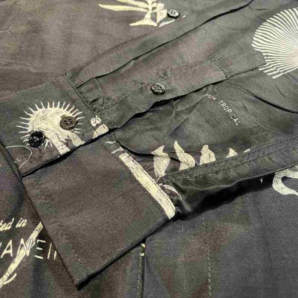 画像4: OSKLEN MEN'S オスクレン L/S COTTON SILK SHIRT コットンシルクシャツ (4)