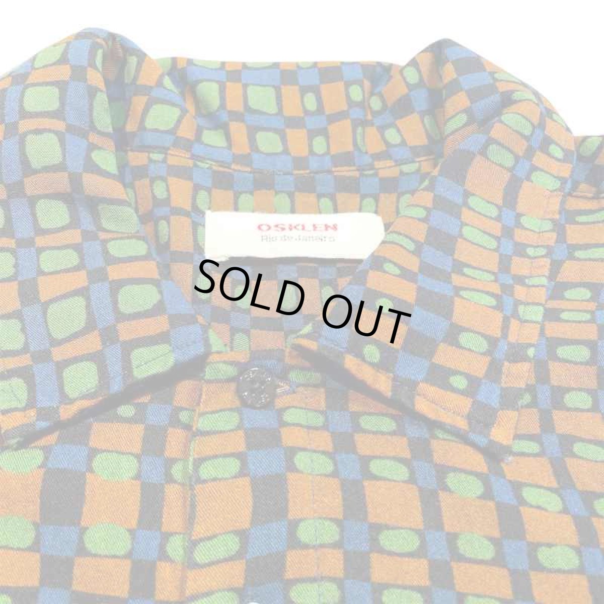 画像6: OSKLEN MEN'S オスクレン S/S GEOMETRY RAYON SHIRT ジオメトリーレーヨンシャツ (6)