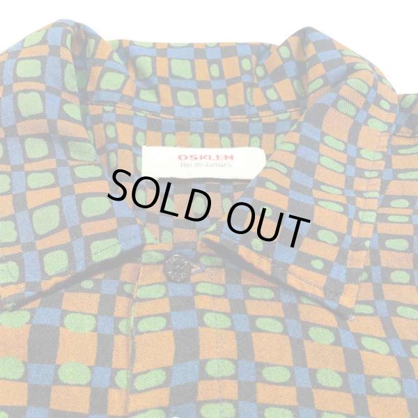 画像6: OSKLEN MEN'S オスクレン S/S GEOMETRY RAYON SHIRT ジオメトリーレーヨンシャツ (6)