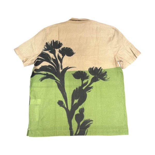 画像2: OSKLEN MEN'S オスクレン S/S LINEN SHIRT リネンシャツ (2)