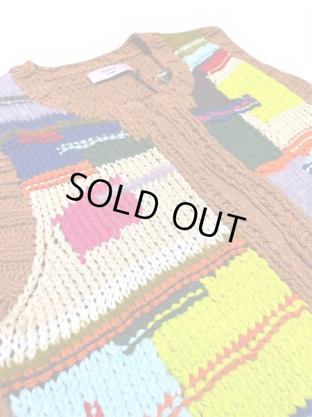 画像2: MARTINE ROSE HANDKNIT ZIP VEST (2)