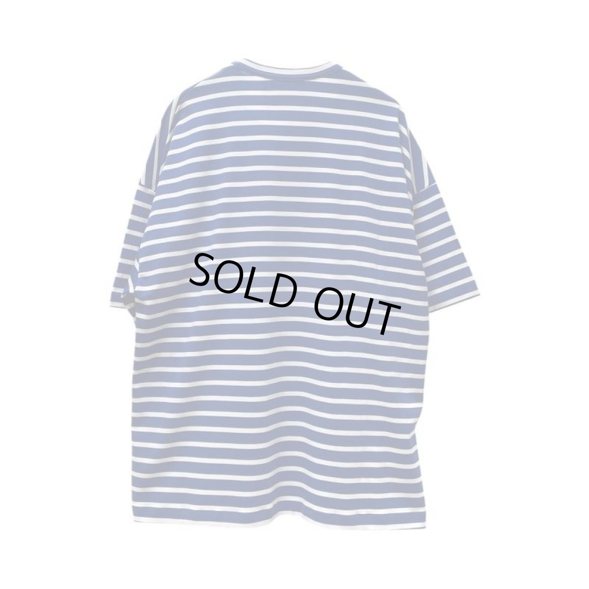 画像2: PLAN C  プランシー STRIPED JERSEY WHITE STRIPE S/S TEE (2)