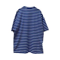 画像2: PLAN C  プランシー STRIPED JERSEY WHITE STRIPE S/S TEE (2)