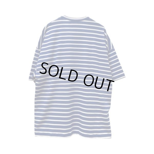 画像2: PLAN C  プランシー STRIPED JERSEY WHITE STRIPE S/S TEE (2)