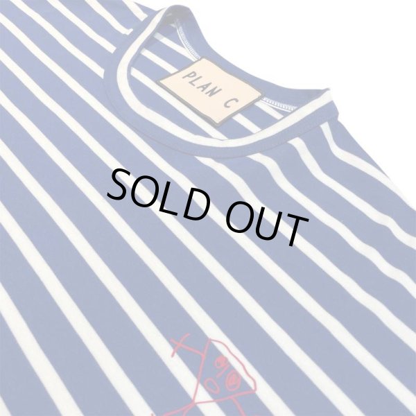 画像3: PLAN C  プランシー STRIPED JERSEY WHITE STRIPE S/S TEE (3)