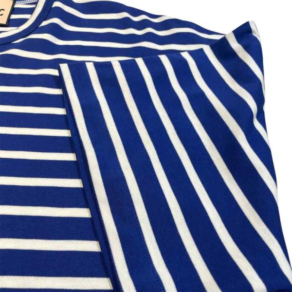 画像4: PLAN C  プランシー STRIPED JERSEY WHITE STRIPE S/S TEE (4)