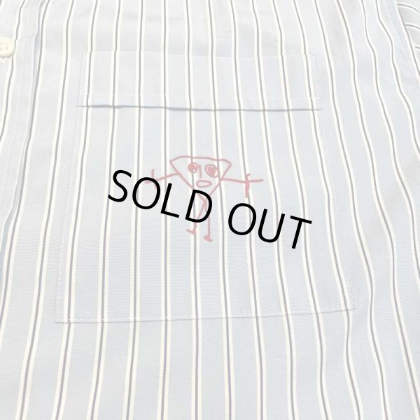 画像4: PLAN C STRIPED POPELINE S/S SHIRT (4)