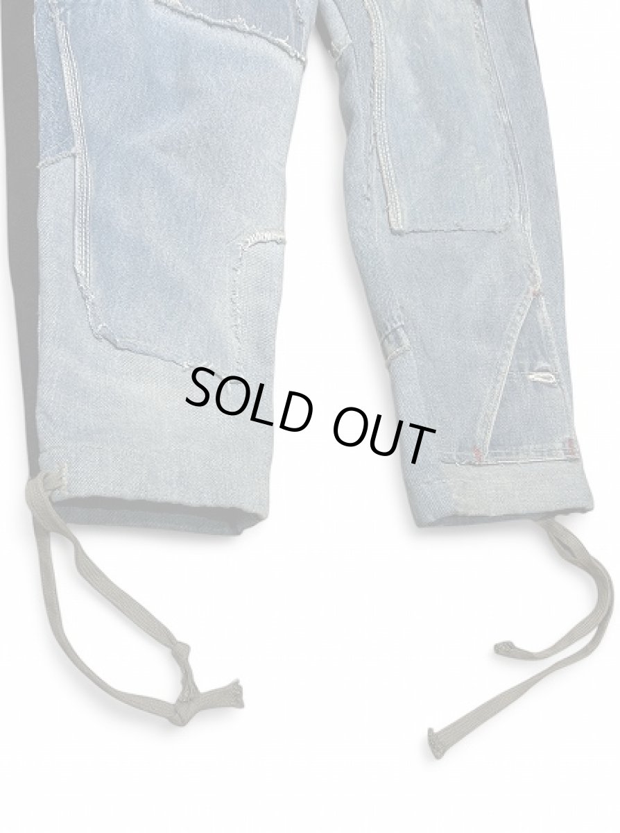 画像3: Greg Lauren MIXED DENIM TUX LOUNGE PANT (3)